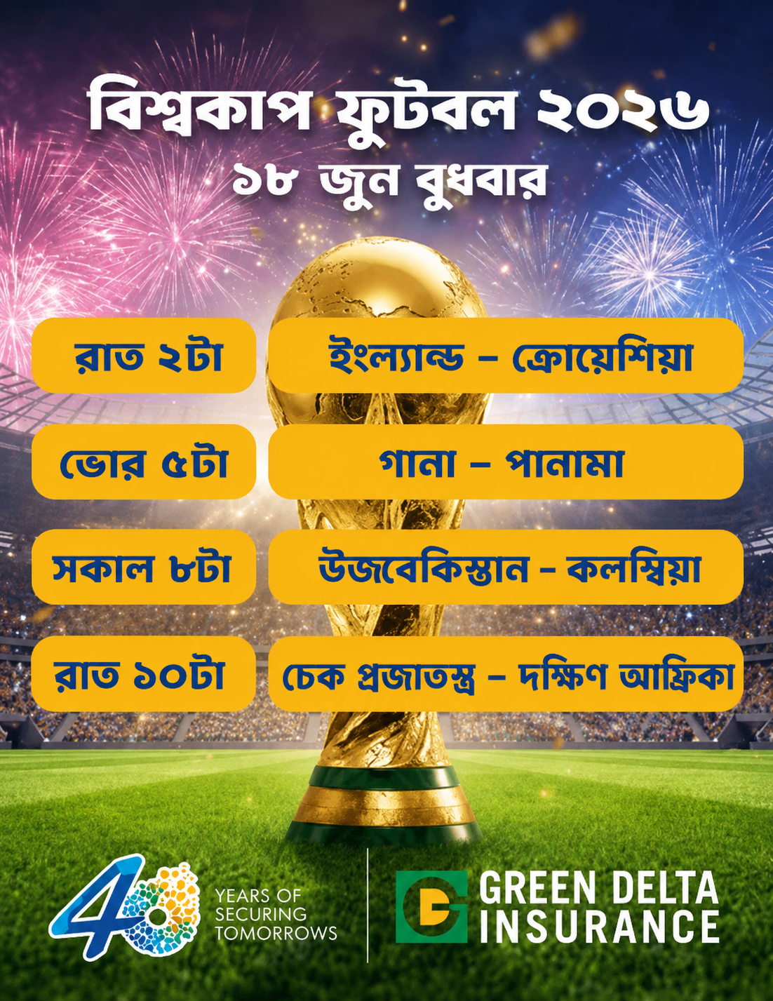 World Cup Fixture